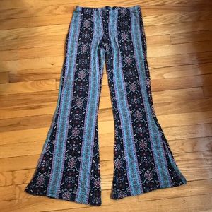 Boho flare pants